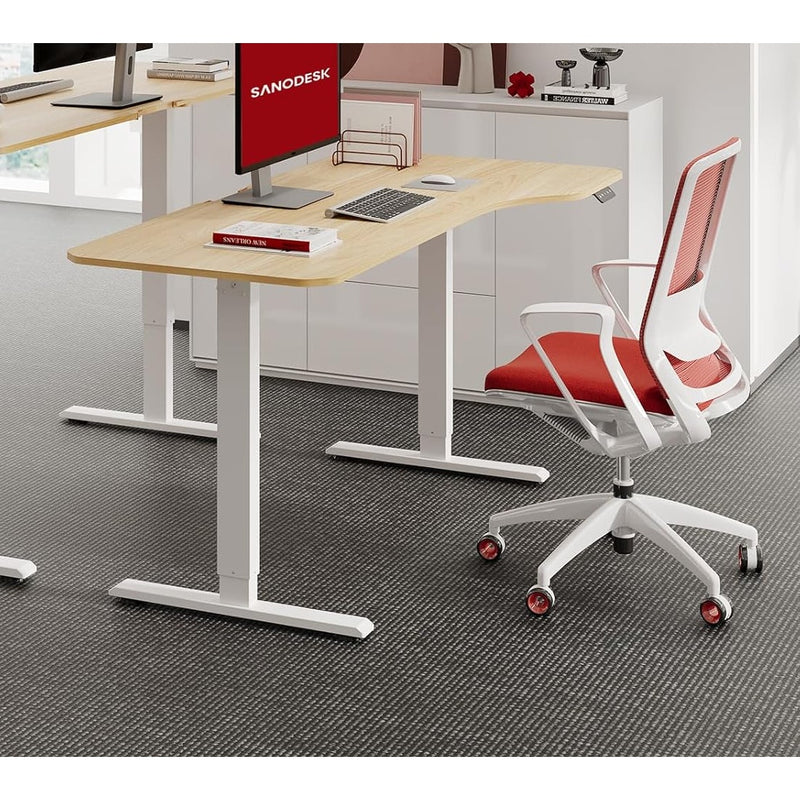 Flexispot Gaming & Office Standing Desk Maple, 63" x 30" QS1M-1675 SEE DETAILS
