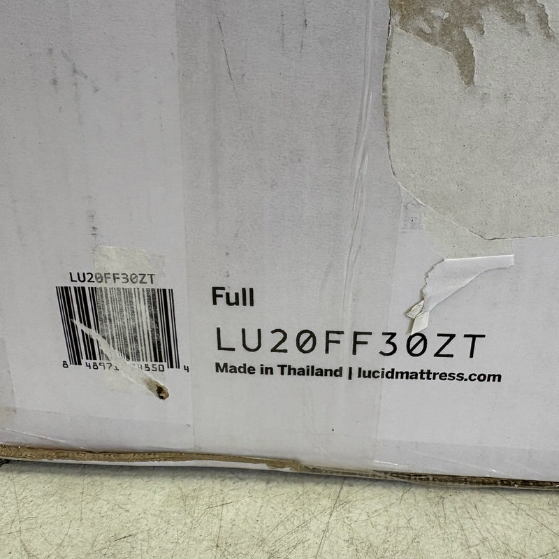 LUCID Lavender Infused 2" Memory Foam Mattress Topper Full Size w 5 Zones Purple