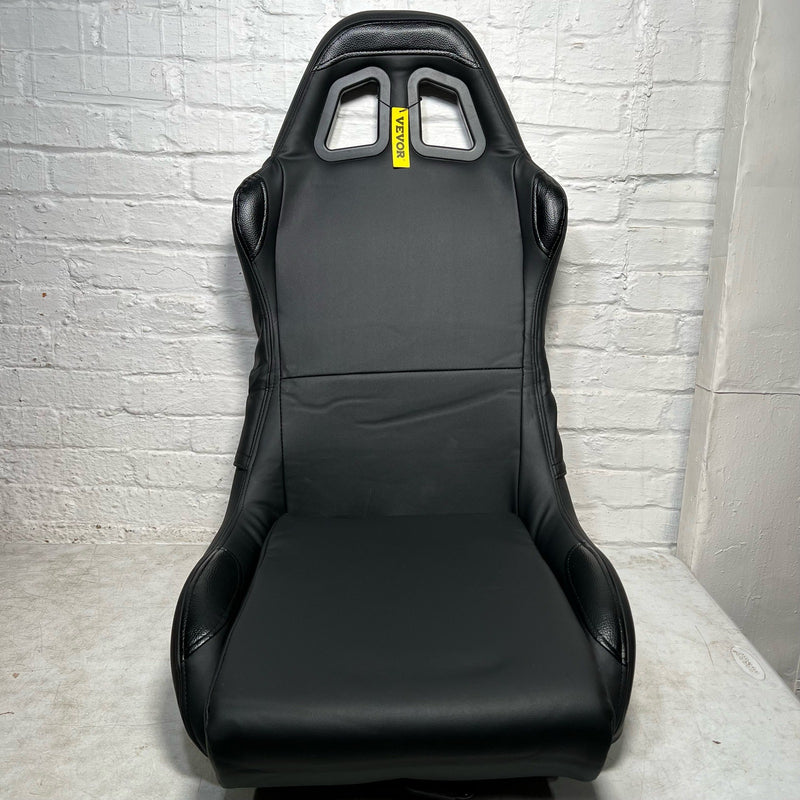 NEW VEVOR Simulator Racing Seat Black Leather Adjustable Folding, MANY AVAILABLE