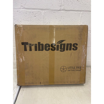 Tribesigns 3-Tier End Table Industrial Sofa Side Table Round Metal Frame Rustic