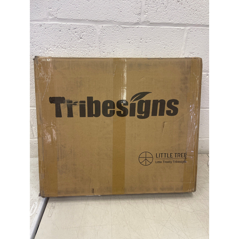 Tribesigns 3-Tier End Table Industrial Sofa Side Table Round Metal Frame Rustic