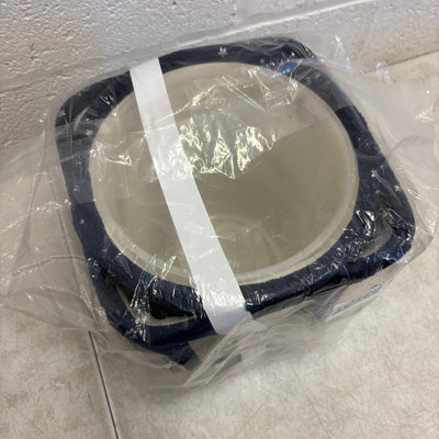 UGG Avery Stars 2-Piece Storage Square Bin & Round Waste Bin, Soft Fuzzy - Blue