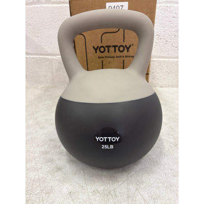 YOTTOY 25 lbs Soft Kettlebell for Strength Training Kettlebell Soft-Sided