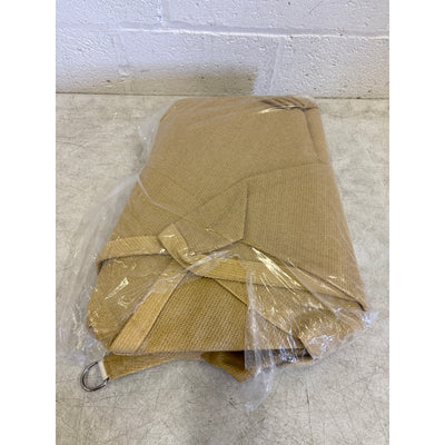 16'×16'x16' Pergola Sun Shade Sail Universal Replacement Canopy for Patio - Tan