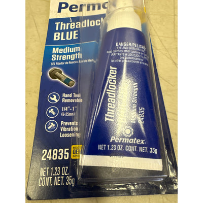 Permatex Blue Gel Threadlocker: Medium Strength, Locks & Seals, 35g - Car, Auto