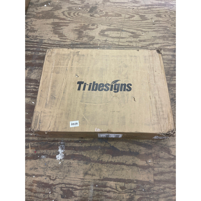 Tribesigns 63-Inch Executive Desk, Rectangular Office Computer Desk, Brown