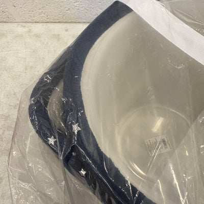 UGG Avery Stars 2-Piece Storage Square Bin & Round Waste Bin, Soft Fuzzy - Blue