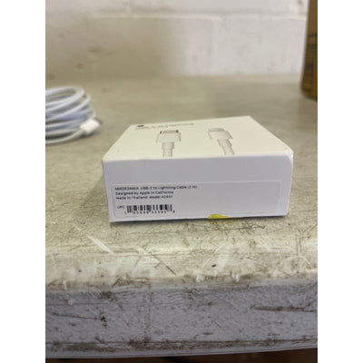Apple USB-C to Lightning Cable 2 Meters - A2441 - White iPhone Charger