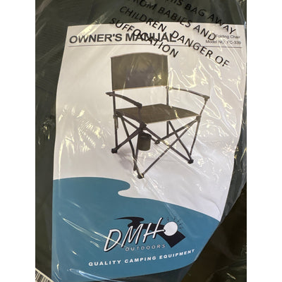 2-Pack DMH Outdoors Folding Camping Chair Heavy Duty Camping Chairs 400 lbs