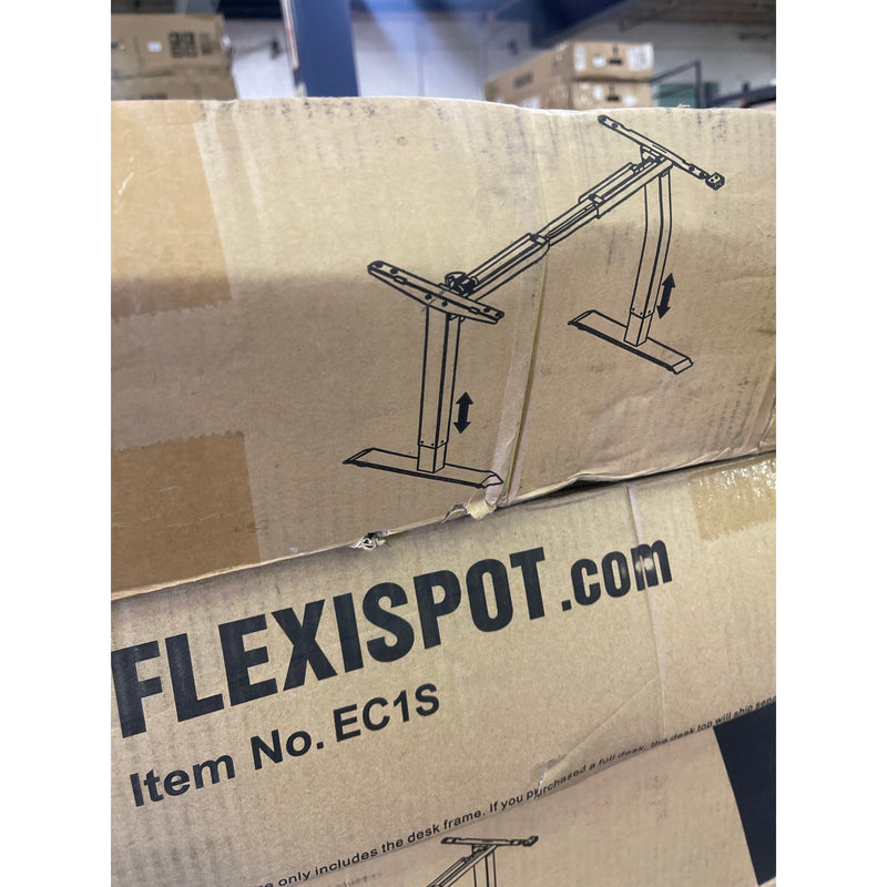 FLEXISPOT Adjustable Standing DESK FRAME w 2-Button Controller EC1S Gray READ