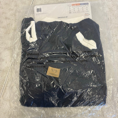 Koolaburra by UGG Pet Fuzzy Dakota Dog Sweater- 20-21" Collar Blue / White - XL