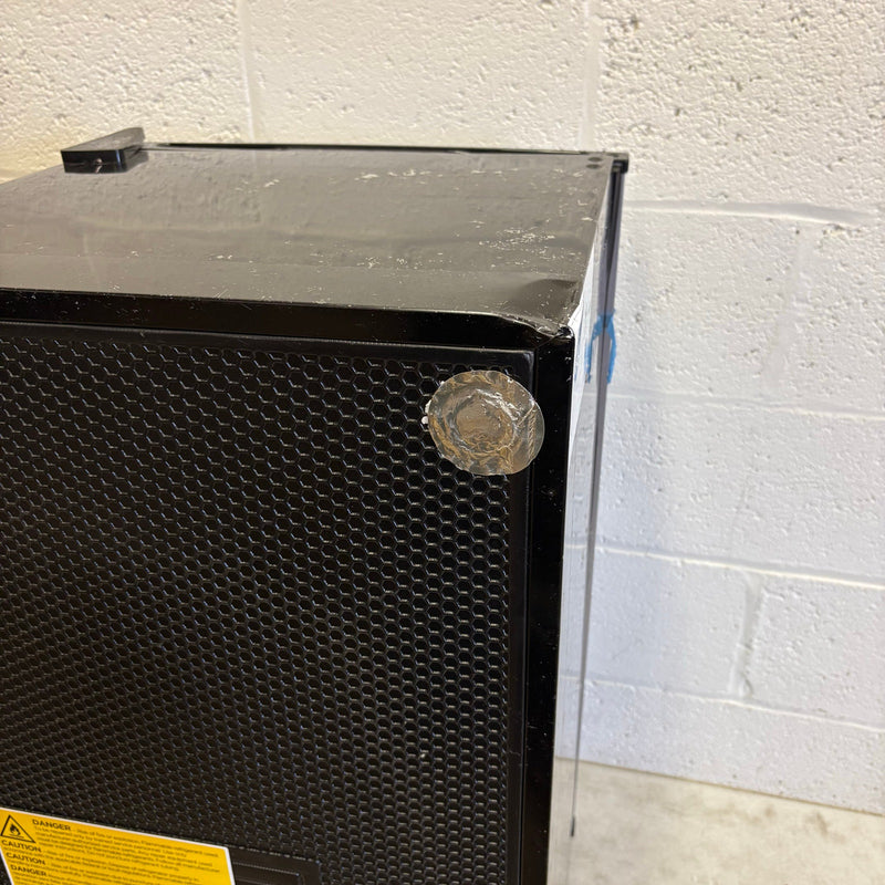 DENTED Midea 3.3cu ft Compact Refrigerator, Reversible Door, Freezer SEE DETAILS