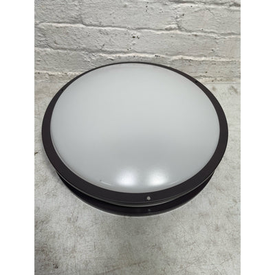 Access Lighting Solero II 17 in. 1-Light LED Flush Mount Fixture Brushed Bronze