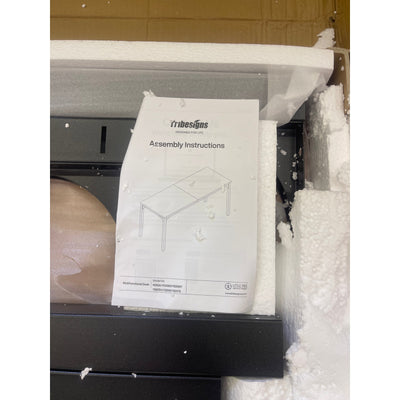 Tribesigns Rectangular Dining /Kitchen Table 78"x30"x28" 6-8 People Wood & Black