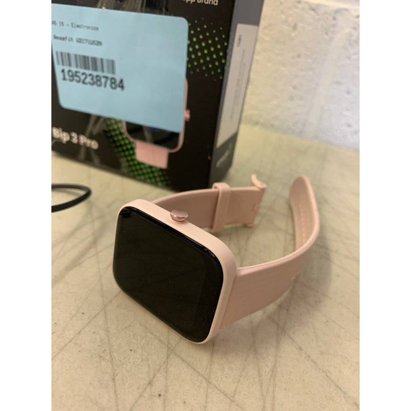 Amazfit Bip 3 Pro Smart Watch for Women, GPS, Fitness Tracker, Pink
