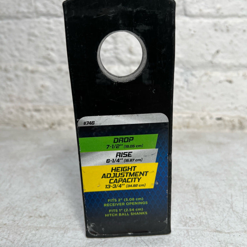 TowSmart Tow Shank Only, 7 1/2" Drop, 6 1/4" Rise, Fits 2" Receiver Openings