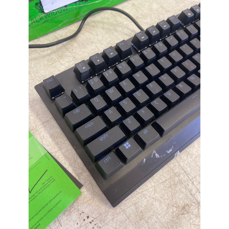 Razer - BlackWidow V3 TKL Wired Gaming Keyboard Mechanical Green Clicky Tactile