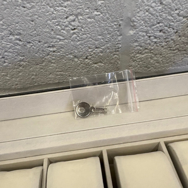 FCH 24-Compartment Watch Collection Box Top-level Opening Style Leather - Black