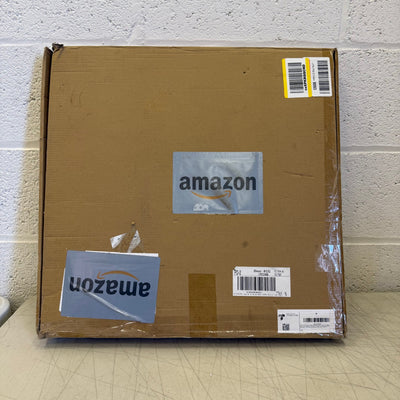 20in Modern Wood Dial Wall Clock with Metal Frame, Silent Non Ticking - Black