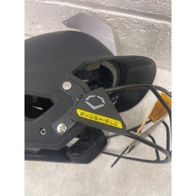 EvoShield XVT 2.0 Matte Batting Helmet with Facemask - Black, Medium/Large