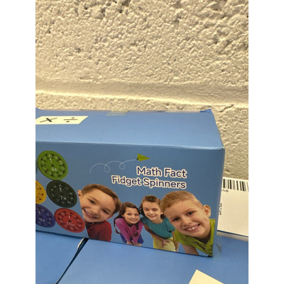 5-Sets Math Fidget Spinners Educational Toys Multiplication/ Division 9-pcs/ Set