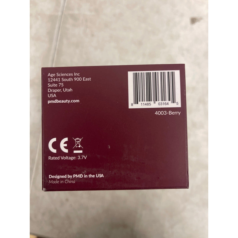 PMD Clean Body - Smart Body Cleansing Device Silicone Brush & 3 Attachments Red