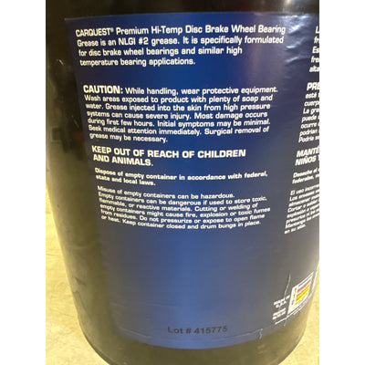 CARQUEST Hi-Temp Disc Brake Wheel Bearing Grease LUB 815-35, 35 Lbs