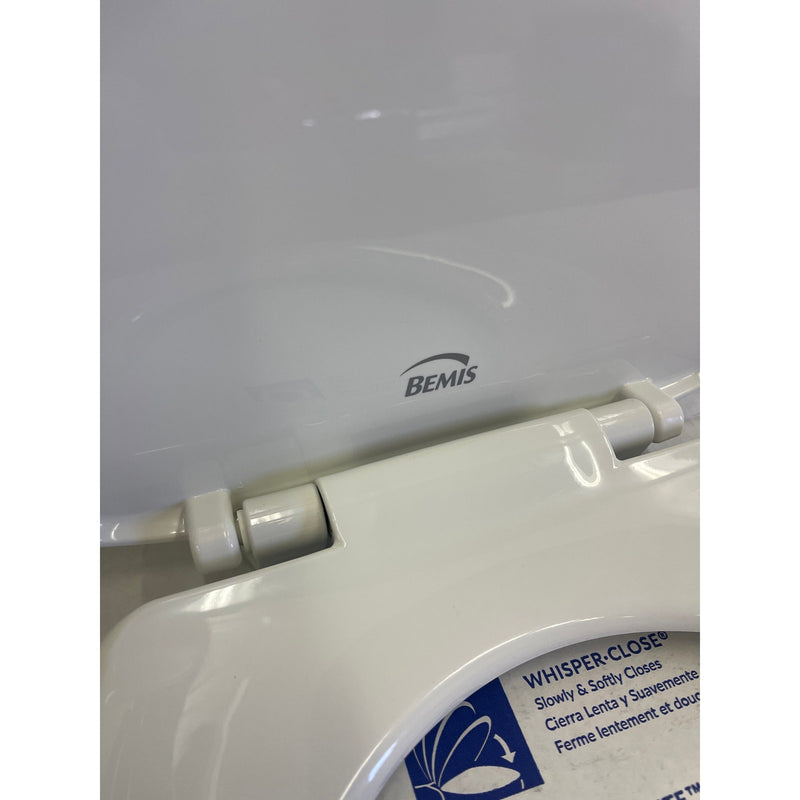 BEMIS Toilet Seat Kimball Round Soft Close Plastic Closed Front - White