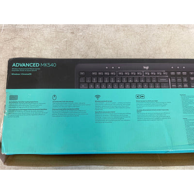 Logitech - MK540 Full-size Advanced Wireless Membrane Keyboard and Mouse Combo
