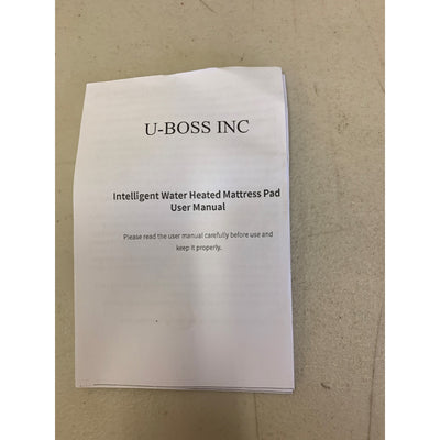 U-BOSS INC Single Electric Blanket for Beds with Timer Water Heated Mattress Pad