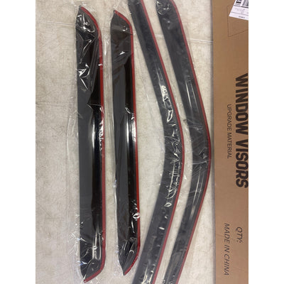 YQAUTEC Window Rain Guards Shield X00465D783 SEE DETAILS FOR COMPATIBLE CARS
