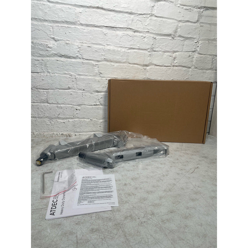Atdec AWM-AHX-S - Heavy Duty Dynamic Arm - Silver, 180 Degree Rotation Limiter