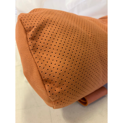 SET-OF-4 OUMANNI Universal Fit Breathable Suede Seat Covers, 2 Head Pads Orange