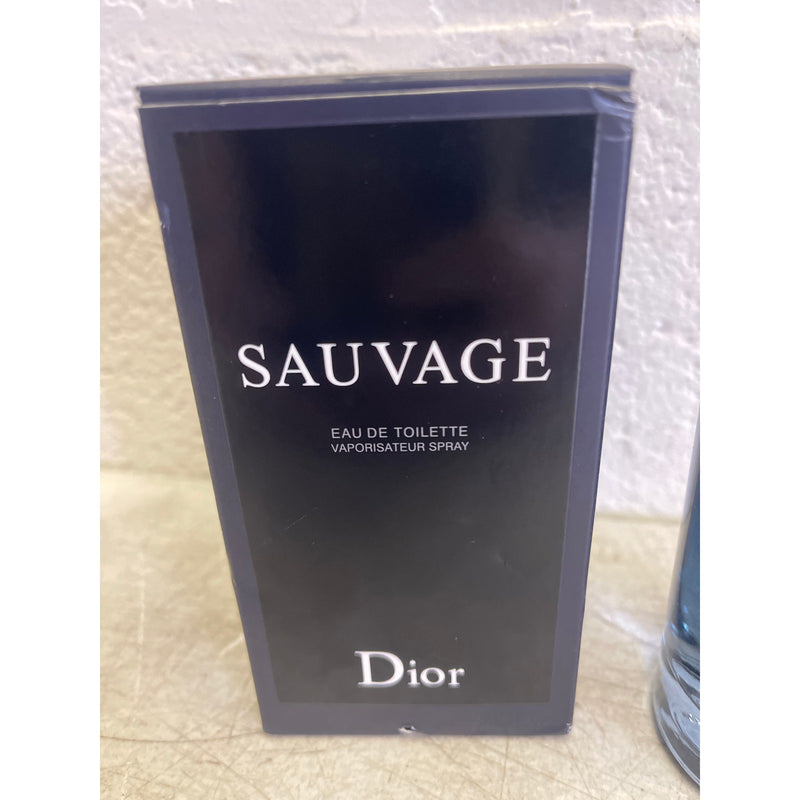 Christian Dior Sauvage Eau De Toilette Spray for Men, 3.4 Fluid Ounce Wood