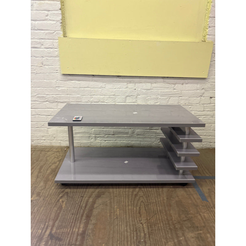 Coffee Table 39.5 L x 20 H x 20 W Inches, TV Stand, Living Room Furniture Gray