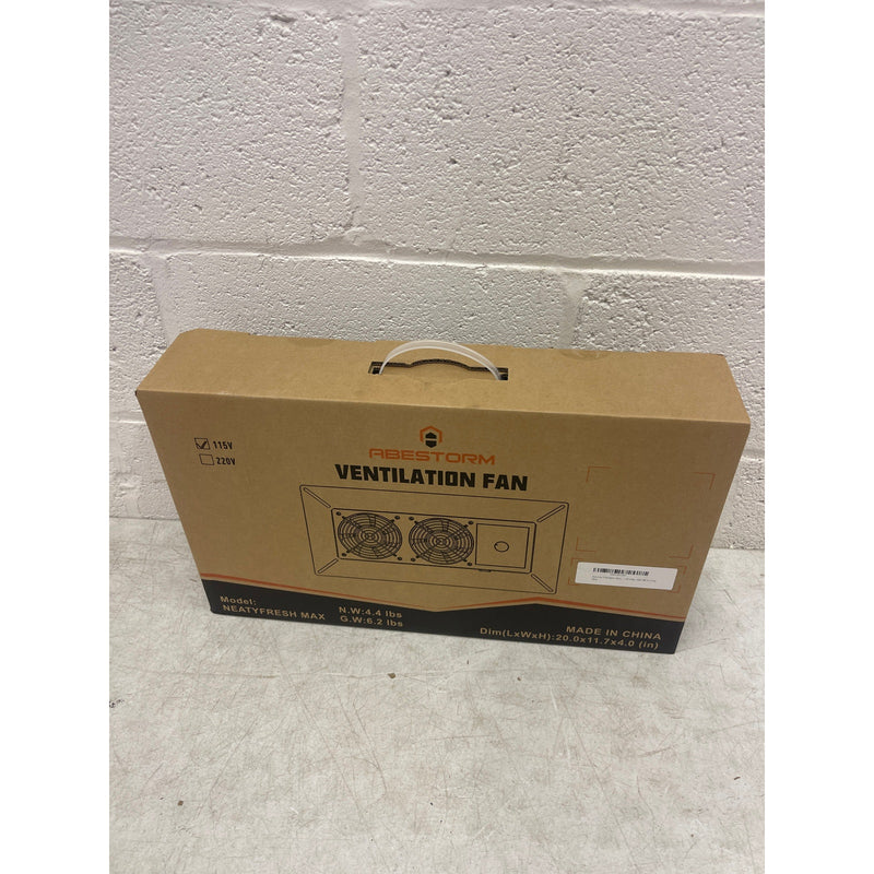 Abestorm Crawlspace Ventilation Fan w Humidistat & Thermostat, 220CM Electric