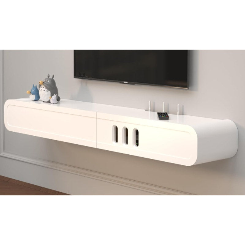 Floating TV Stand in Solid Wood, 52&