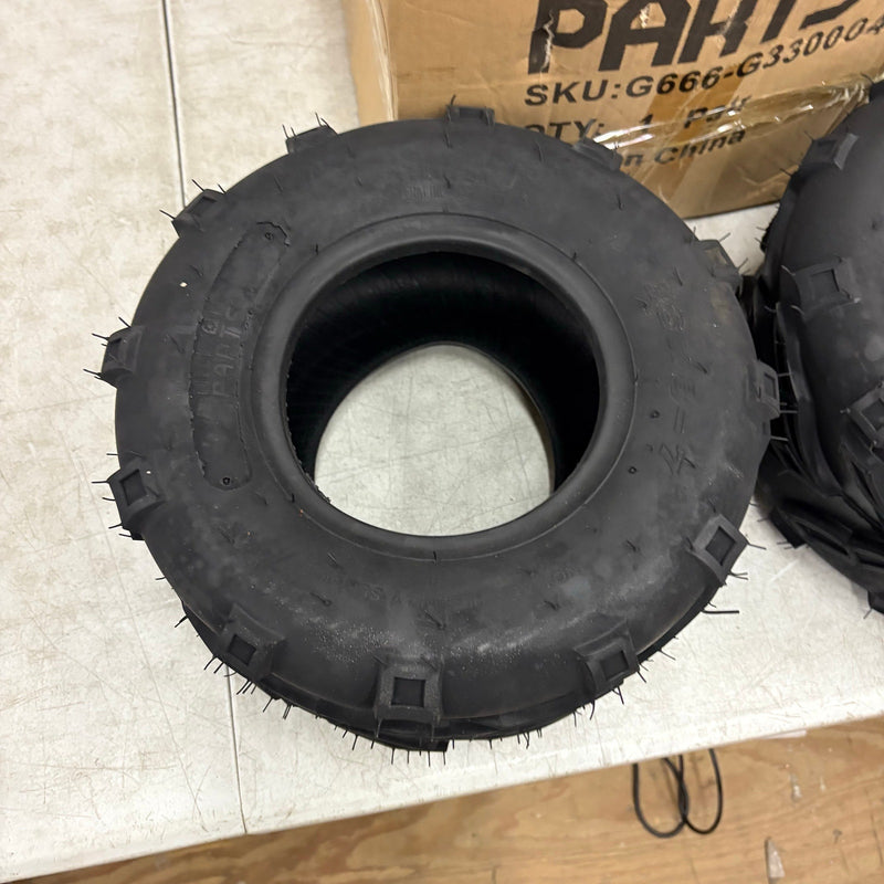 2-PACK Million Parts 16x8-7 ATV Tires Go-Kart Mini Bike Tires 4Ply Tubeless