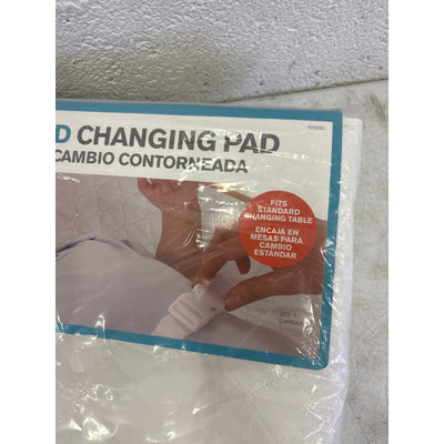 Summer Infant Contoured Changing Pad 32 x 16 inches with Safety Buckle - White