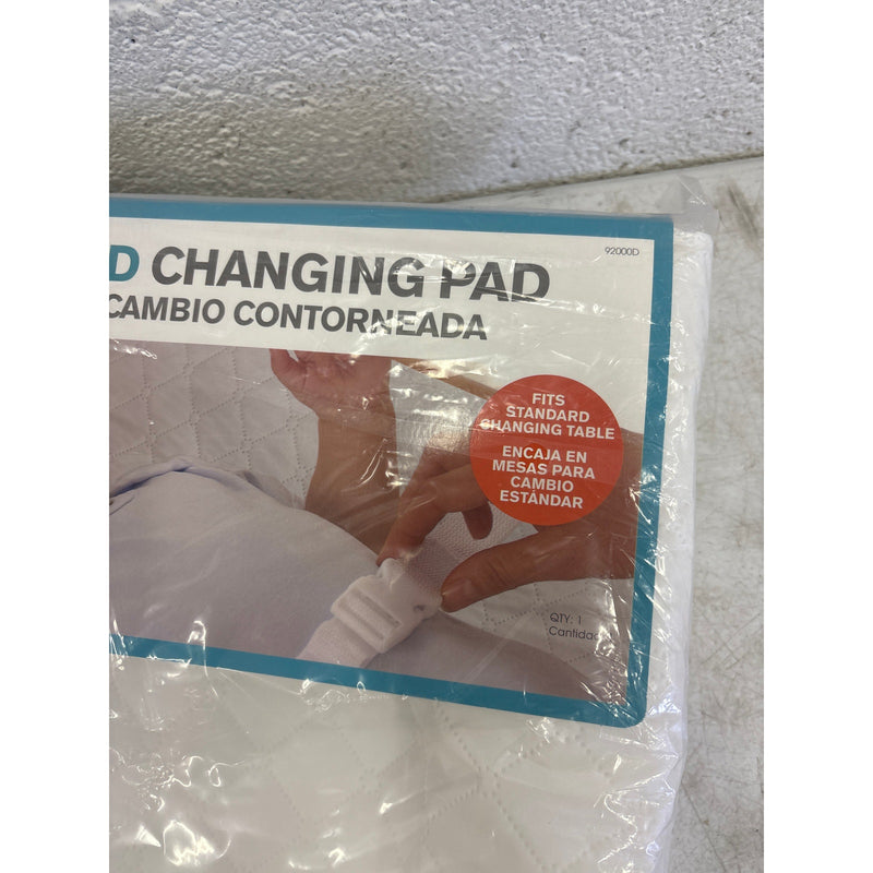 Summer Infant Contoured Changing Pad 32 x 16 inches with Safety Buckle - White