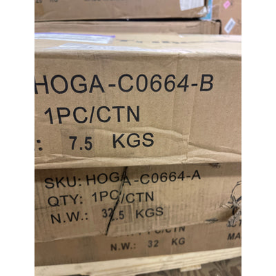 Tribesigns 8FT Conference Table, Modern Boat Shaped Meeting Table White & Black