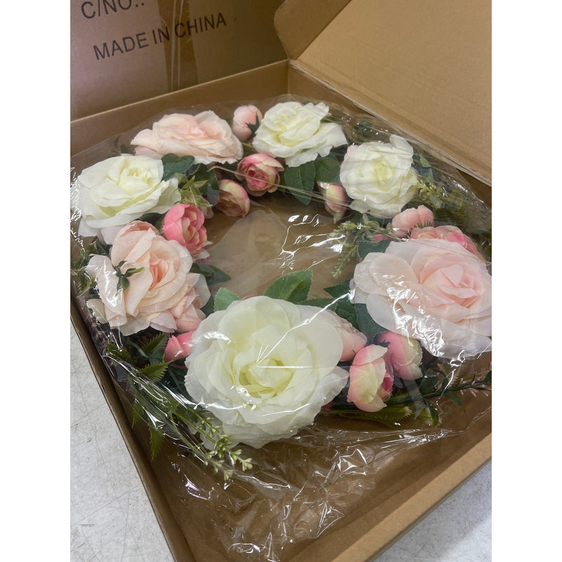 Set-of-5 Flower Wreaths for Door Hook, Decoration, Seasonal, Spring Decor