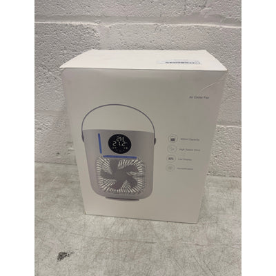 Air Cooler Fan 9W Portable Cooling Fan/AC Unit -L100- 1000ML - White/Gray
