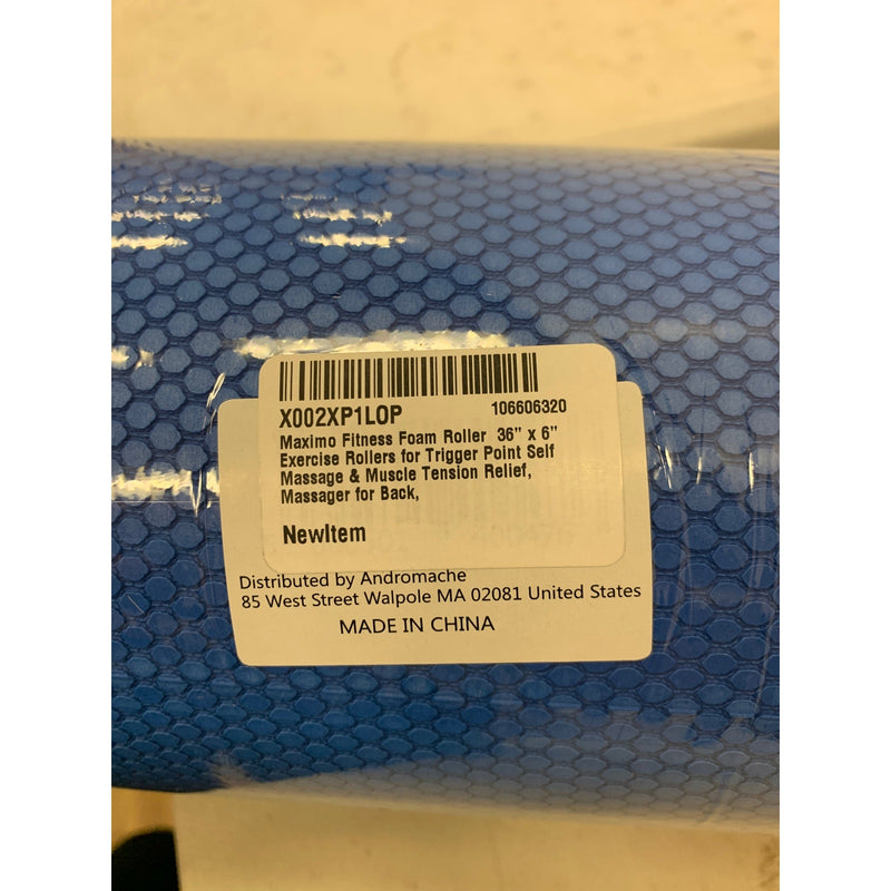 Maximo Fitness Foam Roller, 36" x 6" Rolling Muscle Massager