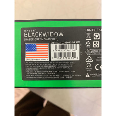 Razer BlackWidow Wired Mechanical Gaming Keyboard for PC, Wired, Missing Keys