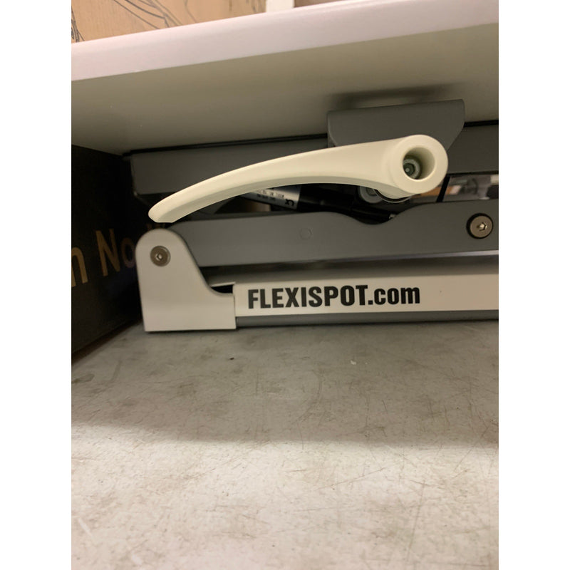 FlexiSpot Standing Desk 47" Computer Riser Keyboard Tray WHITE M3W SEE DETAILS