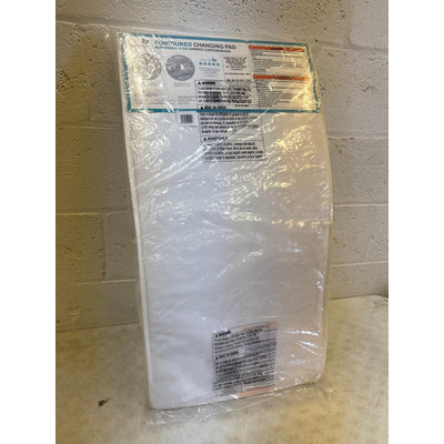 Summer Infant Contoured Changing Pad 32 x 16 inches with Safety Buckle - White