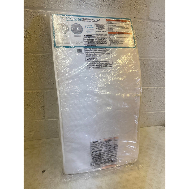 Summer Infant Contoured Changing Pad 32 x 16 inches with Safety Buckle - White