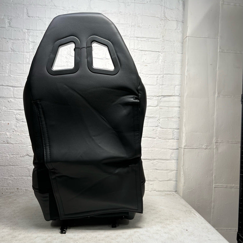 NEW VEVOR Simulator Racing Seat Black Leather Adjustable Folding, MANY AVAILABLE