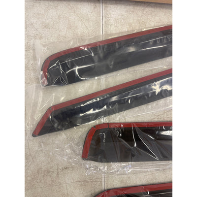 YQAUTEC Window Rain Guards Shield X00465D783 SEE DETAILS FOR COMPATIBLE CARS